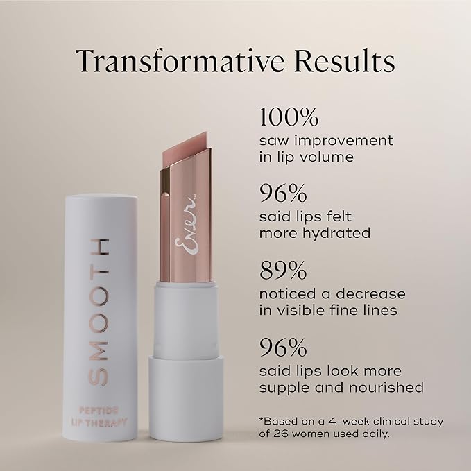 EVER Peptide Lip Therapy — Berry (Sheer Berry Tinted Balm with Peptides & Moisturizing Botanical Oils)