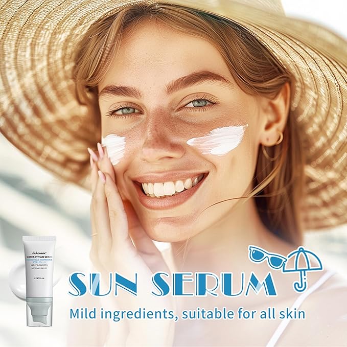 Tinted 𝐶𝑒𝑛𝑡𝑒𝑙𝑙á Sunscreen SPF50 PA++++, 50ML Cen-tella Madagascar Face Sun Screen Long-Lasting Protection, Hyalu Cica Water-Fit Sun Serum Matte No White Cast for All Skin Type and UV Defense