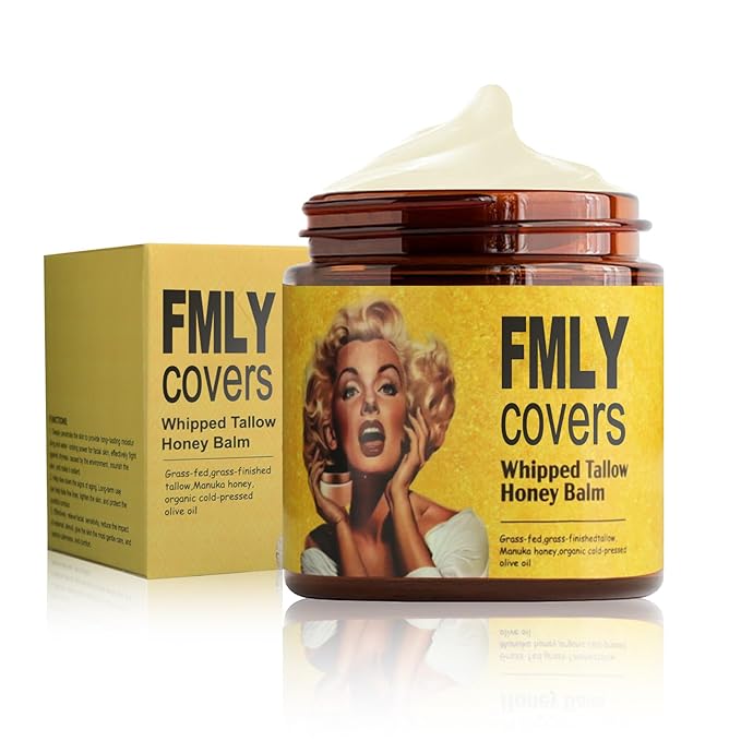 2025 New Beef Tallow For Skin, Grass Fed Tallow Face Body Moisturizer, Nourish and Soothe Dry Skin