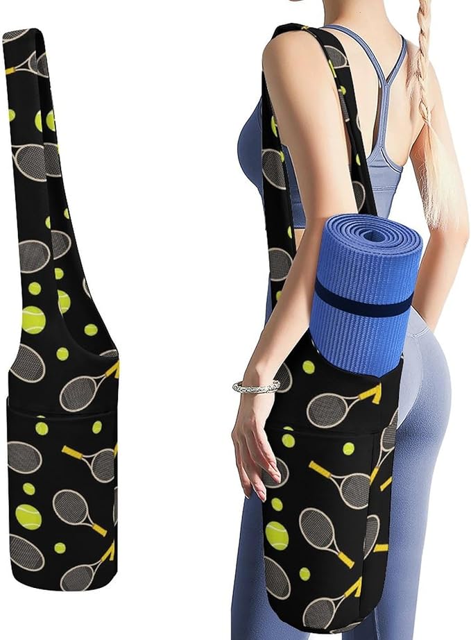 Stylish Yoga Mat Bag for Women Exercise Mat Holder with Shoulder Strap Yoga Mats Totes Sports Storage Bag