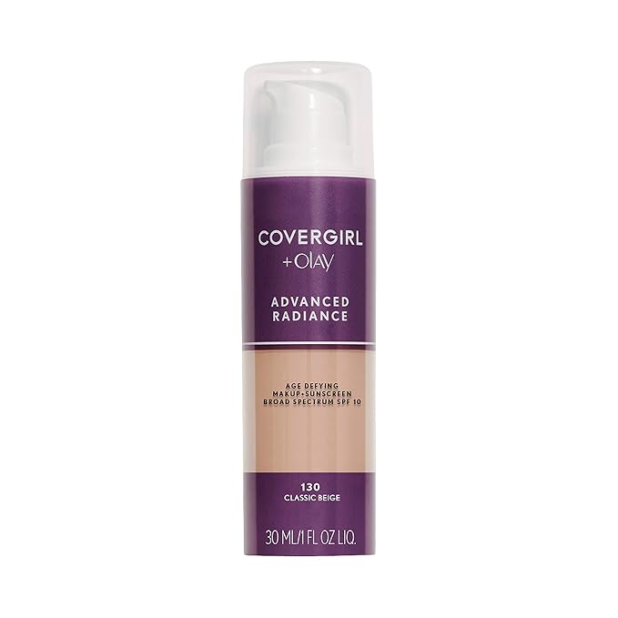 COVERGIRL Advanced Radiance Age-Defying Foundation Makeup, Classic Beige, May Vary) 1 oz