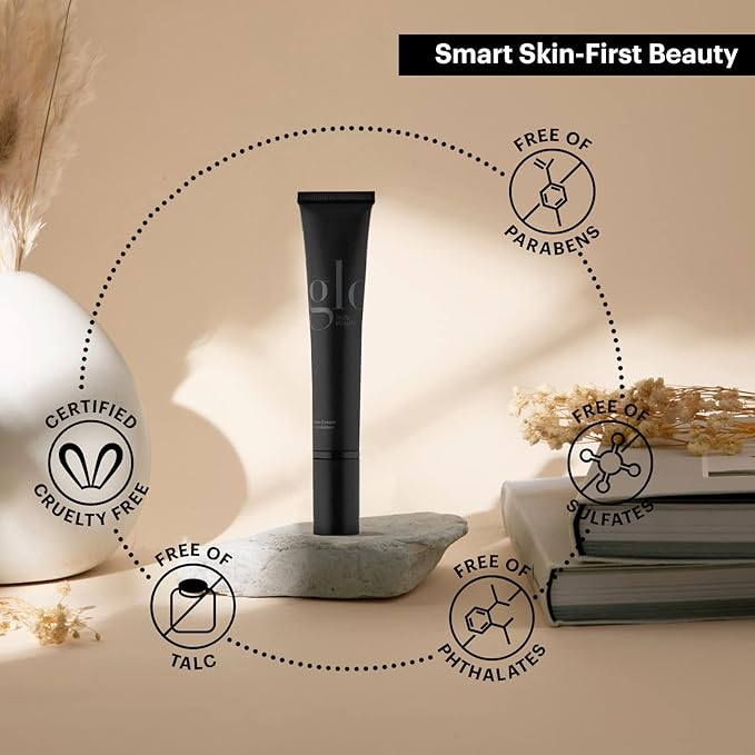 Glo Skin Beauty Satin Cream Foundation Makeup for Face, Honey Light - Full Coverage, Semi Matte Finish, Conceal Blemishes & Even Skin Tone