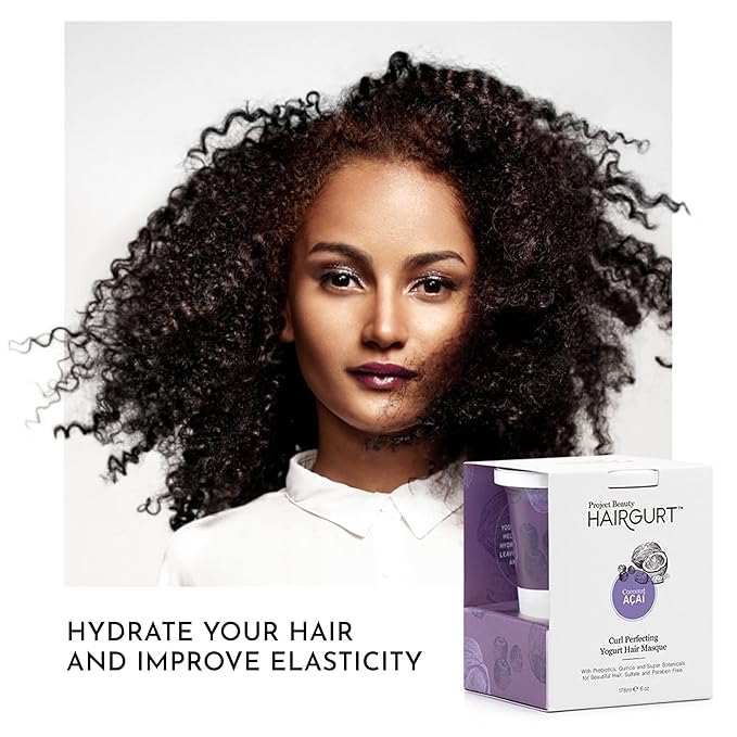 Hairgurt Coconut Acai Curl Perfecting Hair Set – Shampoo + Conditioner + Mask – Defines & Moisturizes Curly and Wavy Hair – Sulfate-Free, Natural Ingredients
