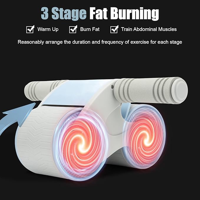 Abdomina Roller Workout Exerciser Equipment