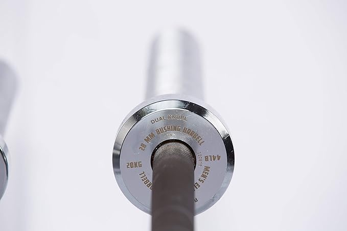 Black Men’s Elevation Barbell (7FT) (44LBS Bar Weight) (1500LBS Weight