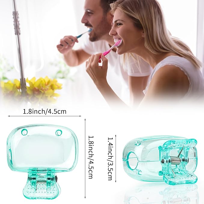 6 Pack Toothbrush Covers Portable Toothbrush Protector Coverings Clips Travel Protector Plastic Brush Pod Protection Clip Case Tooth Brush Covers for Kids Bathroom Home Travel Supplies