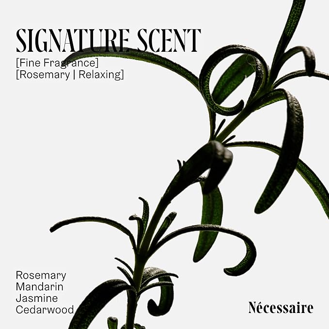 Nécessaire Rosemary Hair Duo | Multi-Protein Strengthening Rosemary Shampoo and Conditioner Set For Thinning Hair. For Women + Men. Free Of Sulfates. Color-Safe. 250 ml / 8.4 oz