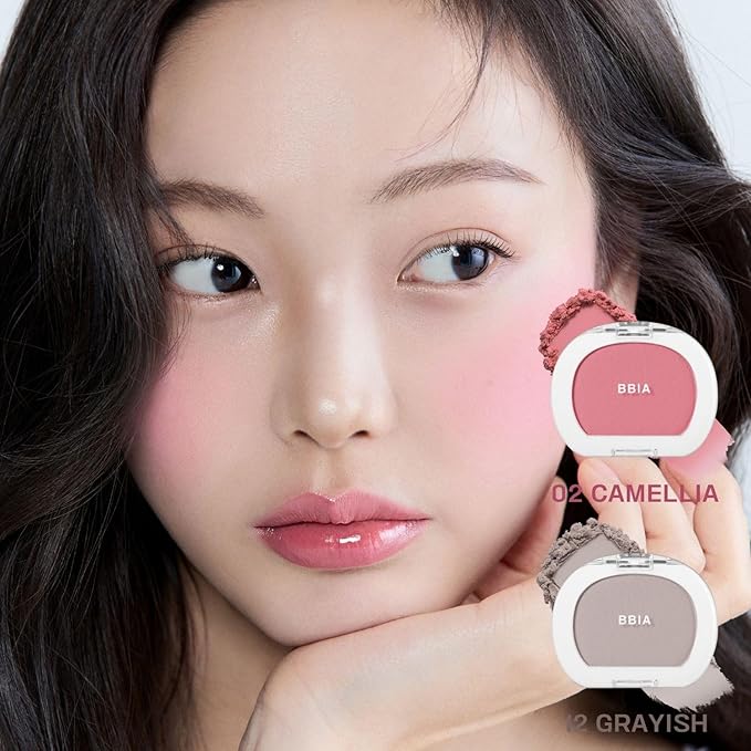 BBIA Last Blush NEW 15 Colors - Cheek Blush Shaping Shading Contour & Highlight Long-Lasting Matte Finish Natural Shades Buildable & Blendable Daily Korean Face Makeup (14 CAPPUCCINO, Pack of 1)