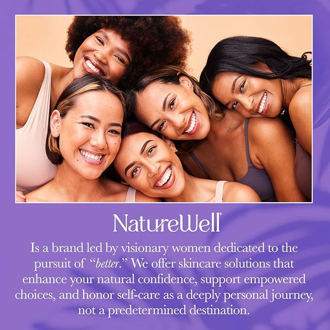 NATURE WELL Blissy Hydrating & Cleansing Body Wash, Infused with Guava Leaf Extract, Murumuru Butter, & Peptides, Scented with Vanilla, White Flowers, Violet, & Sandalwood, 13 Fl Oz