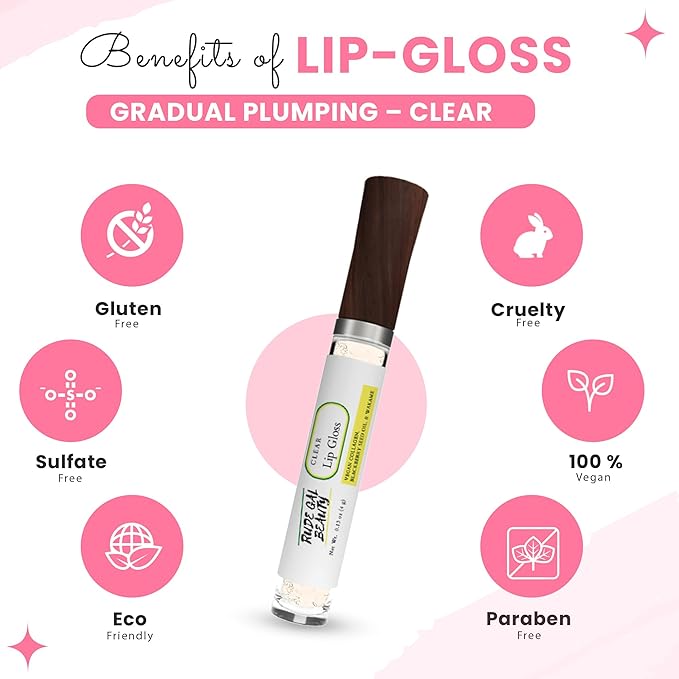 Moisturizing Lip Plumping Gloss (Clear) Moisturizing