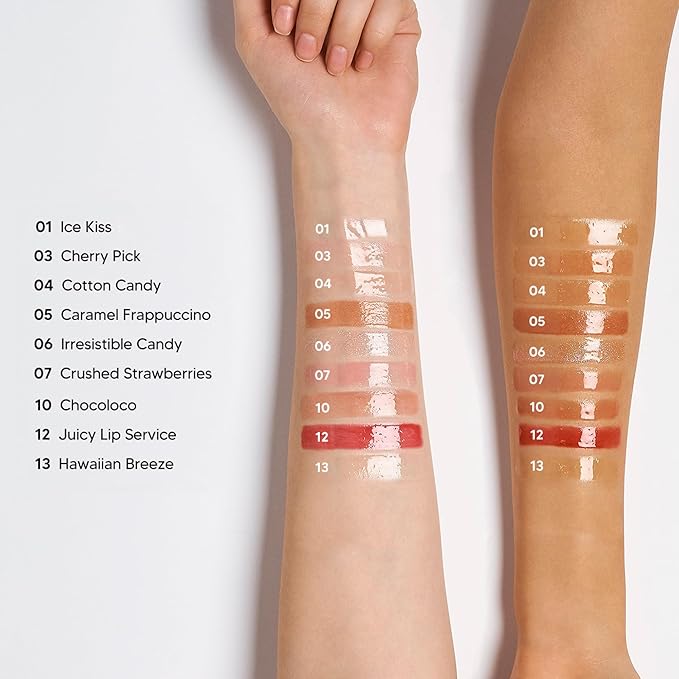 Ruby Kisses Jellicious Mouth Watering Lip Gloss Hawaiian Breeze Coconut JLG13 (3 PACKS)