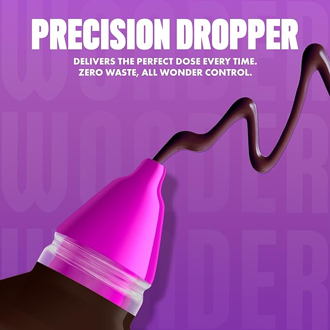 NYX PROFESSIONAL MAKEUP Make 'Em Wonder Liquid Foundation, 24HR Foundation Makeup With A Soft Matte Finish, Buildable Full Coverage - 45 Rich Cocoa