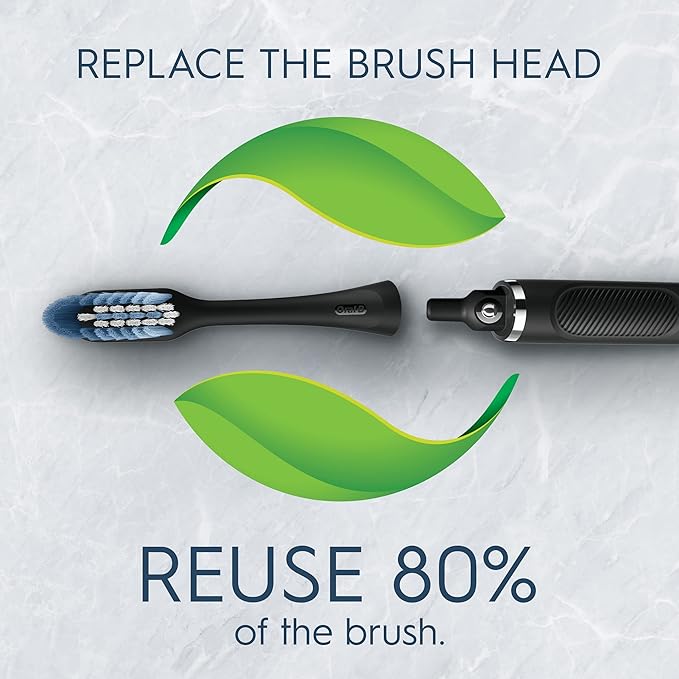 Oral-B Clic Toothbrush Ultimate Clean Replacement Brush Heads, White, 2 Count