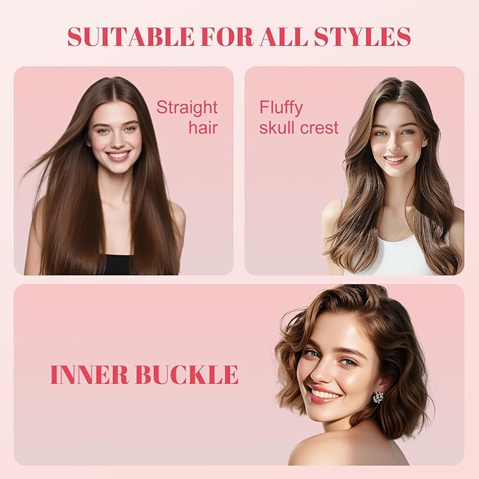 Mini Hair Straightener Portable 2026 Cordless Curling Iron Small Flat Steam Hair Straightener Brush Travel Hot Styling Tools for Women Wireless Tiny Ceramic Hairdressing Comb Size