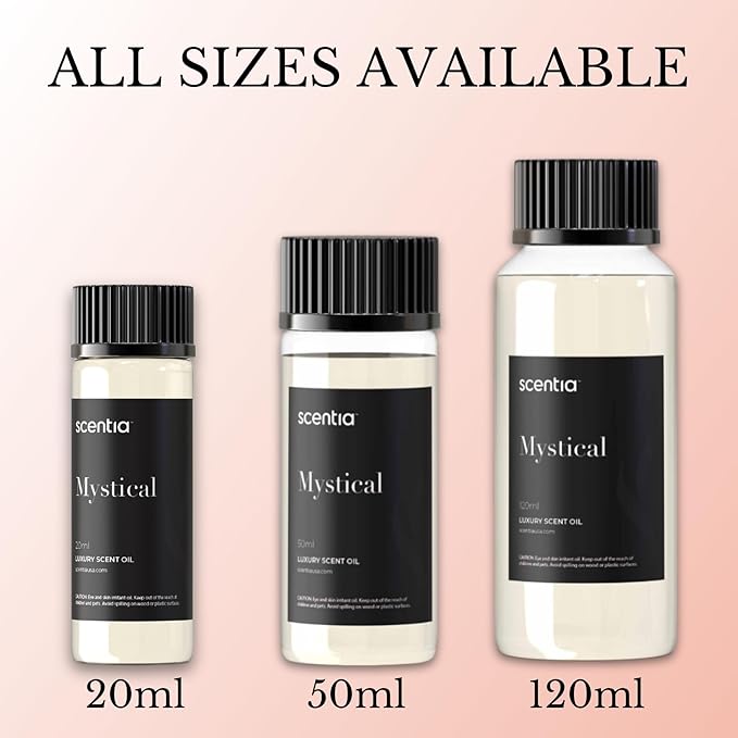 Scentia Premium Diffuser Oil Inspired by The Wynn, Las Vegas Hotel - 20 mL 0.67 fl oz - Fragrance Oil Blend for Aromatherapy & Ultrasonic Diffusers - Mystical, Made in USA