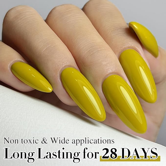 Double Rhythm 15ML Gel Polish Pure Sheer Same Color Same Bottle Soak Off Gel Polish Art Manicure Salon DIY at Home Gifts for Girls Women (Avocado Green-A1461)