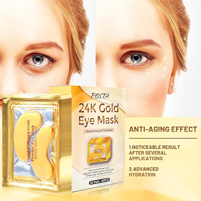 24k gold eye mask, 20