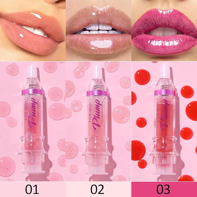 Natural Spicy Lip Plumping Booster Lip Girls(3PC)