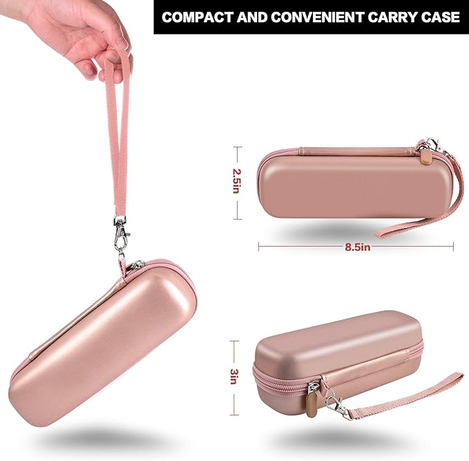 GWCASE Toothbrush Travel Case Compatible with Oral-B Pro 1000 2000 3000 3500 5000 7500/ for Philips Sonicare ProtectiveClean 4100 6100 5100 6500 7500 Rechargeable Electric Toothbrush (Box Only) -Gold
