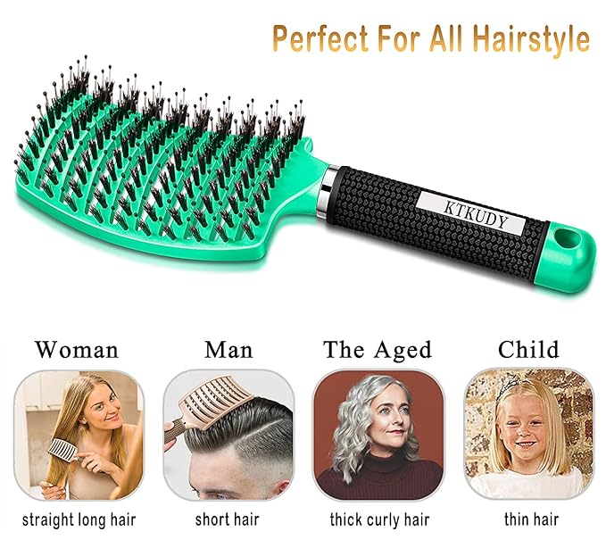 KTKUDY Detangling Brush Getting Knots