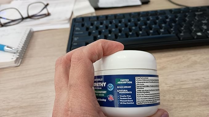 OWELL NATURALS Neuropathy Cream for Foot, Hands, Legs, Toes with Arnica, Vitamin B6, Aloe Vera, MSM - Made in USA