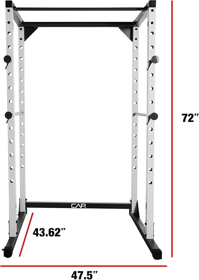 CAP Barbell Full Cage Power Rack Color Series 6' or 7' Options