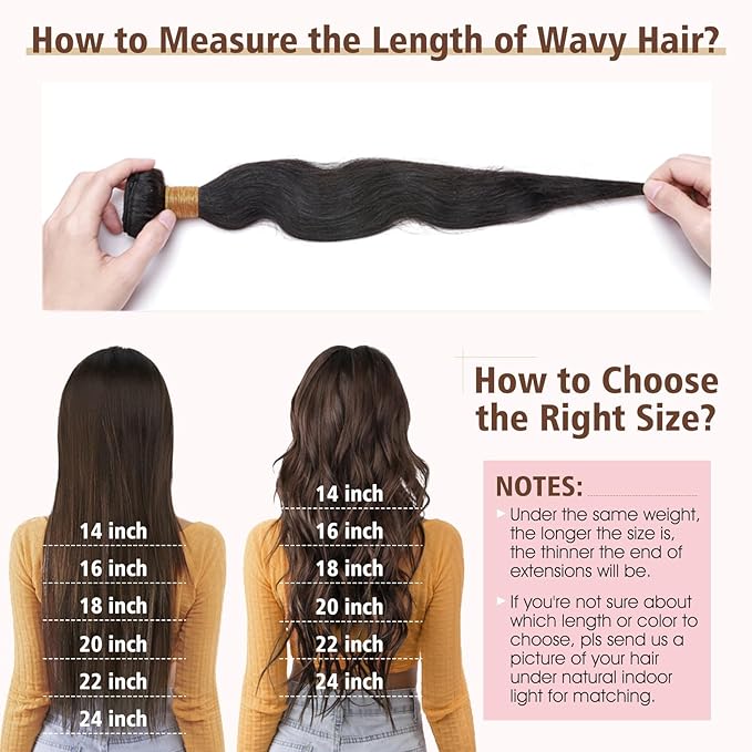 Hairro Sew in Hair Extensions Real Human Hair, 100g/bundle Weave Weft for Women Adding Volume and Length, for DIY Beauty Dating Party, 12 Inch One Bundle Body Wave #1B Natural Black