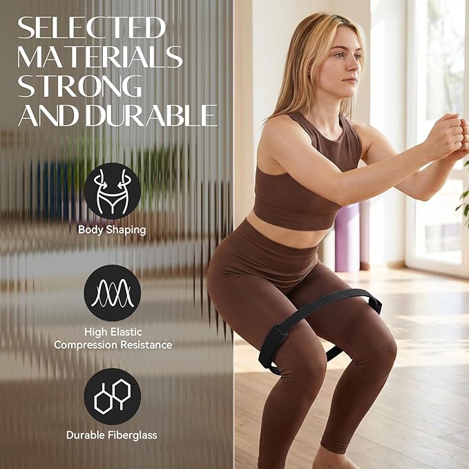 Pilates Ring Set for Women, Pilates Ring and Ball Set with 5-Level Resistance Bands for Core Strength, Stretching, Toning & Full Body Home Workout Pilates Equipment