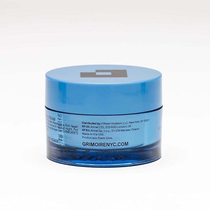 Grimoire New York Nightmare Away Overnight Hydrating Face Cream with Lavandula Extract, Shea Butter & Micro Super Greens. Anti-Aging & Calming Moisturizer for All Skin Types.