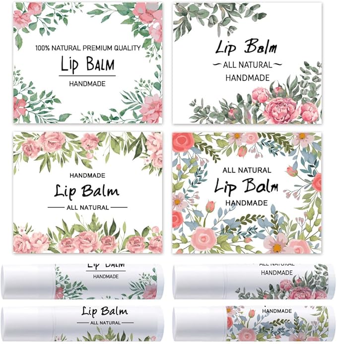 OLYCRAFT 100Pcs 4 Style Lip Balm