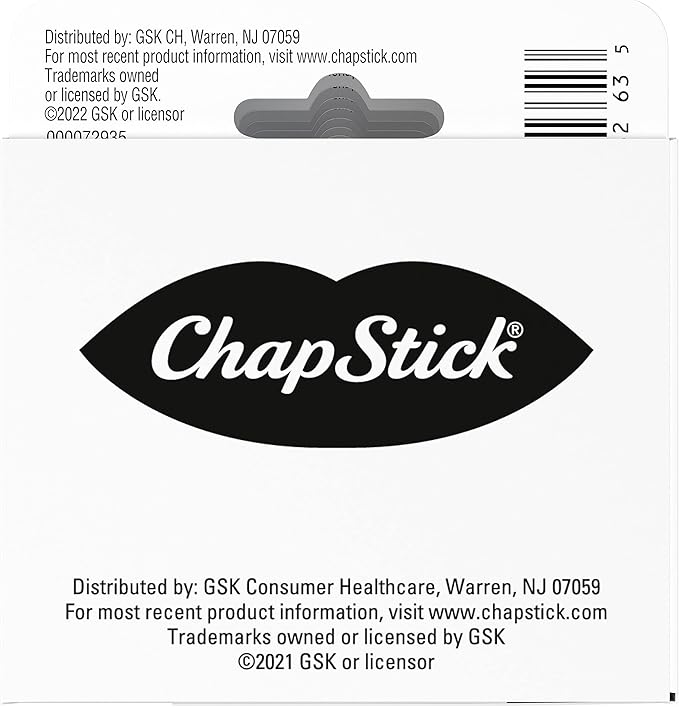 ChapStick Classic Medicated Lip Balm Tubes,