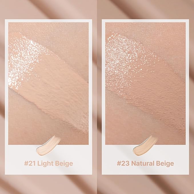 TROIAREUKE A+ Cushion Foundation (Shade 21) I Natural Coverage Foundation Makeup, Moisturizing Finish for Sensitive, Oily, Combination Skin, Skin Care Cushion I Korean Aesthetic Makeup