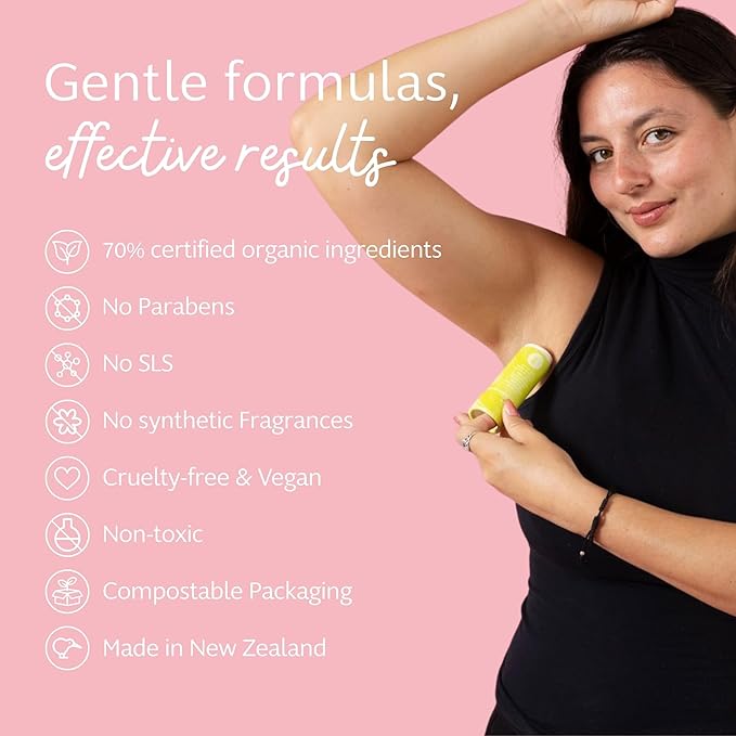 Slo | Natural Deodorant - All Natural Ingredients, Vegan & Cruelty Free, Paper Packaging | Lime + Bergamot, (1.94oz/55g)