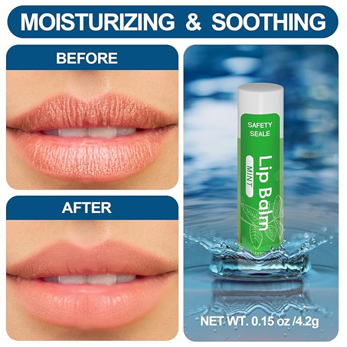 20 Pack Natural Lip Balm Bulk