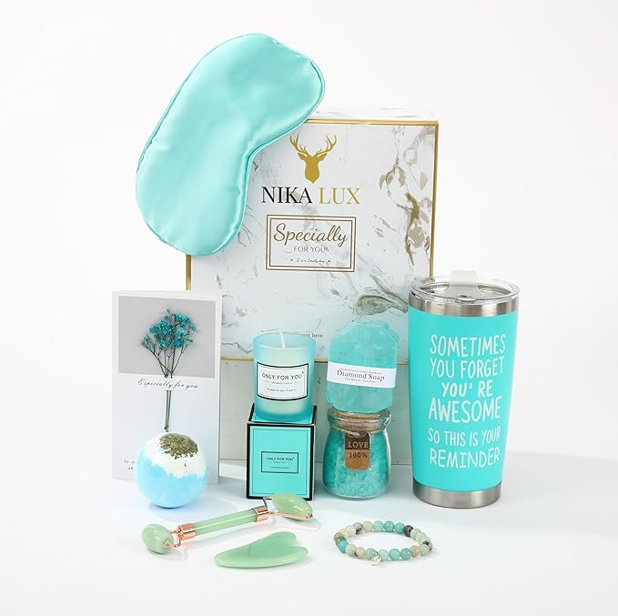 12 PCS,Get Well Soon Gift Baskets for Friends Mom Sister Coworker Wife Girlfriend Teens Girls Bestie Hamper,Self Care Spa Care Package,Thinking of You Inspirational Gift Set,Birthday Gifts for Women