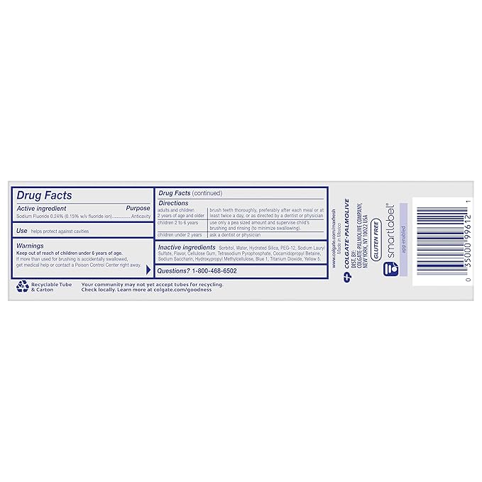 Colgate MaxFresh Advanced Whitening Toothpaste for Bad Breath, Fluoride Formulated, Helps Whiten Teeth and Leaves Breath Feeling Fresh for Hours, Fights Cavities, Clean Mint, 6.3 oz