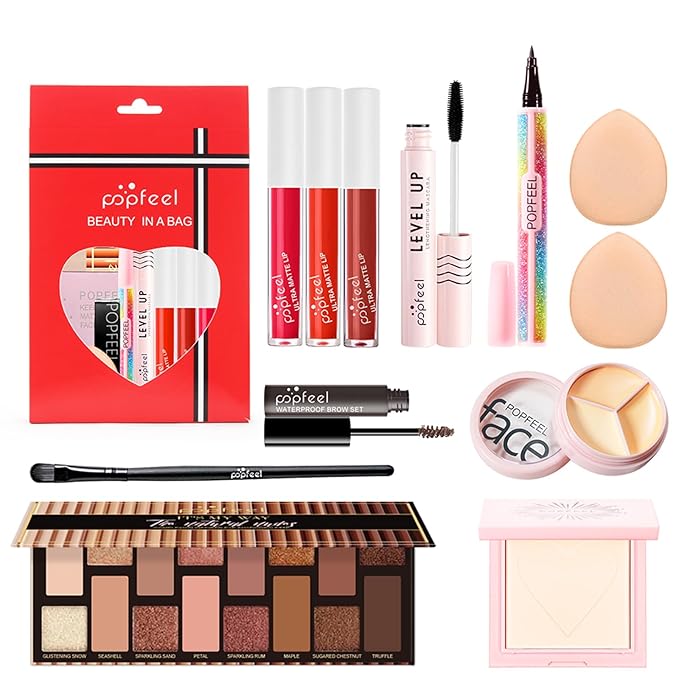 All-in-one Holiday Makeup Gift Set | Full Makeup