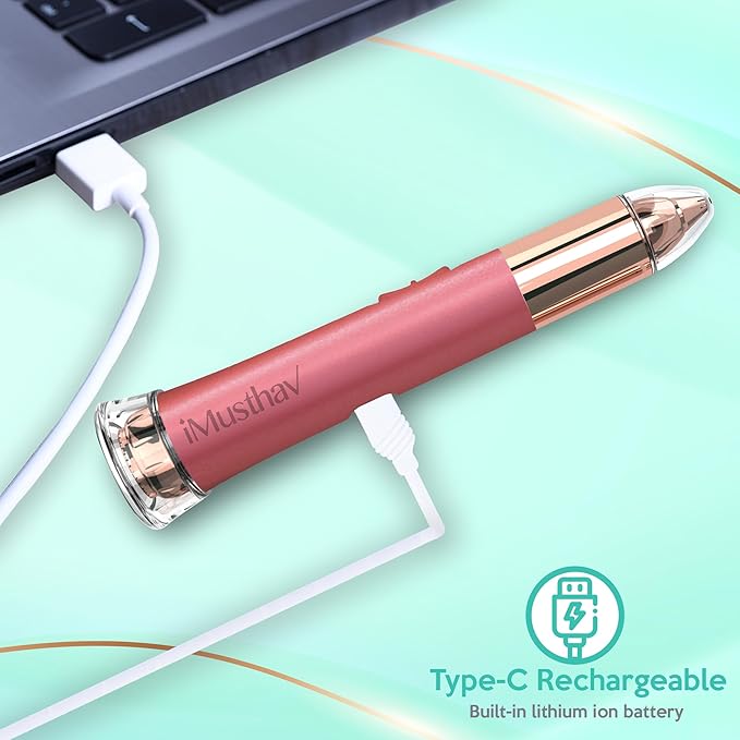 2 in 1 Eyebrow and Facial Hair Remover for Women Painless Electric Razor Epilator Trimmer Shaver with 18K Gold-Plated, USB Rechargeable, 360° LED for Flawless Eyebrow and Face Hair Removal