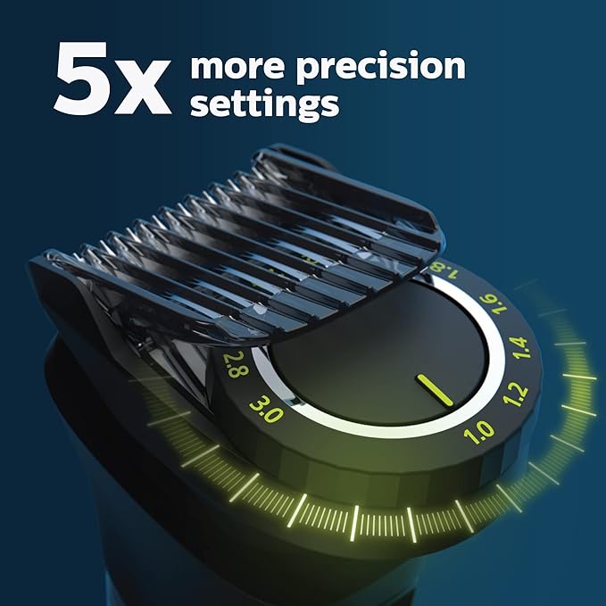 Norelco New Philips Multigroom Series 9000-21 Piece Men's Grooming Kit for Beard, Body, face, Nose, Ear Hair Trimmer w/Premium Storage case, MG9510/60