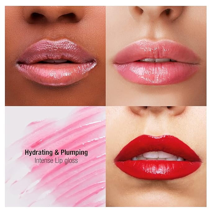 STUDIO LIMITED Instant Fab Crystal Shiny Rainbow Lip Gloss Long Lasting Ultra Hydrating Plumping Lip Gloss for women girls Value Pack 14ml/ 0.47oz (Rainbow, 3 Pcs)