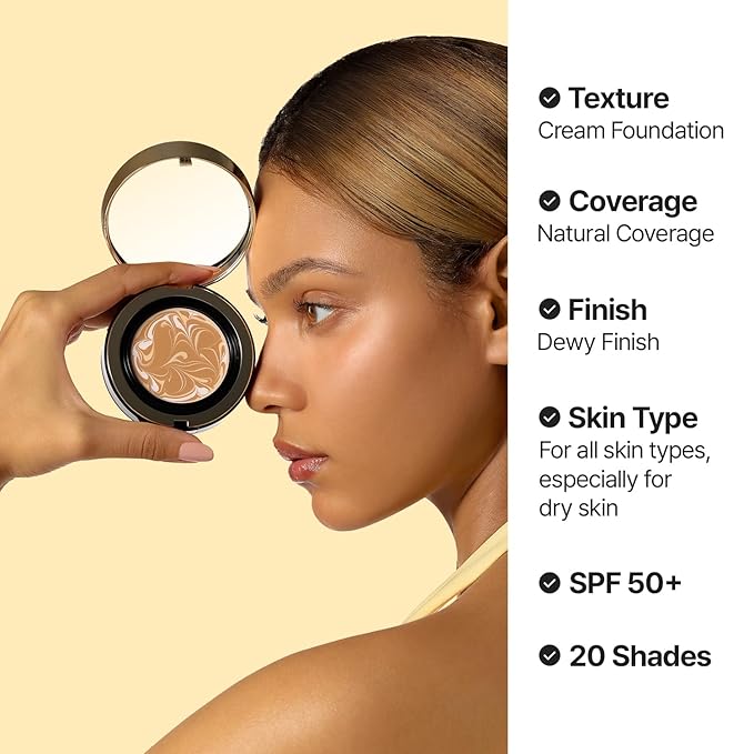 [Vegan] AGE20'S Signature Essence Pact | Pack of 1 | 41N MOCHA | Korean Cushion Foundation | Cream Foundation, Dewy & Glow Finish, Natural Coverage, SPF 50+