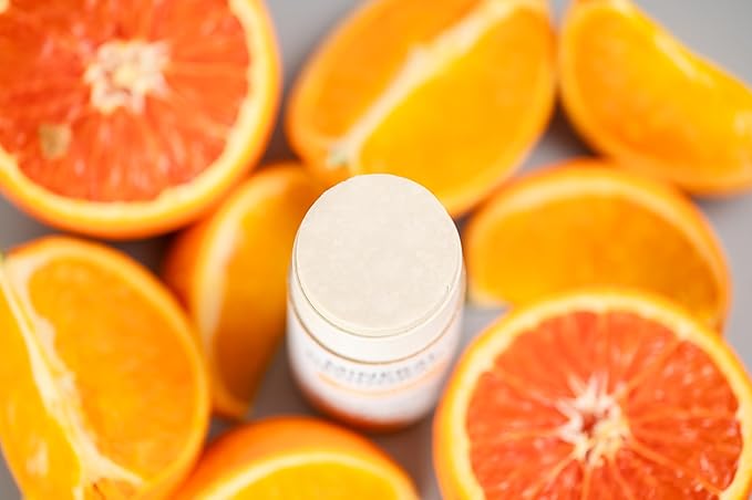 J&L Naturals Mineral Deodorant | Baking Soda-Free, 100% Natural, Sustainable Skin Care | Sensitive Deodorant For Women & Men | Aluminum Free, Vegan, Cruelty-Free (Orange & Bergamot, 3 Oz (Pack of 1))