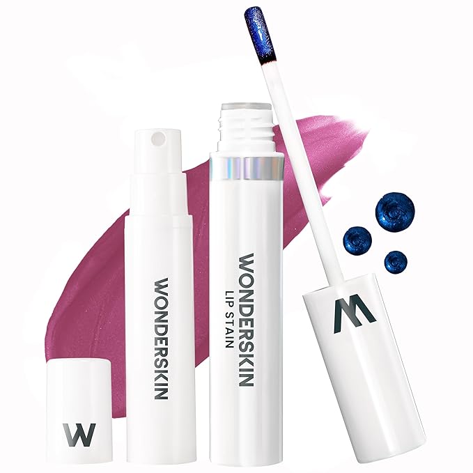 Wonderskin Wonder Blading Lip Stain Peel Off and Reveal Kit - Long Lasting, Waterproof Nude Lip Tint, Transfer Proof Natural Makeup Stain Kit (Bella)