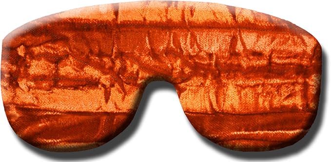 Candi Andi Handmade Weighted Sleep Eye Mask Yoga Pillow - Flax Seed Fill - Lavender Scented - Copper - TEMFL-CP