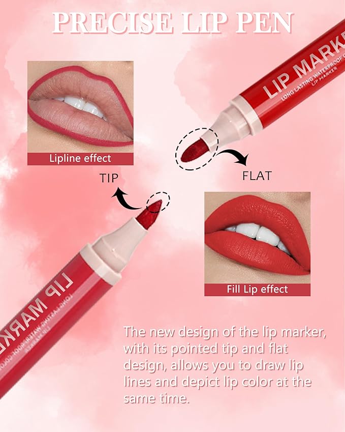 Lip Stain Marker Pen-1Pcs Nude Brown Lip T