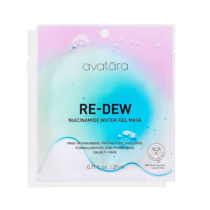 Avatara Re-Dew Niacinamide Water-Gel Mask, Skin ml