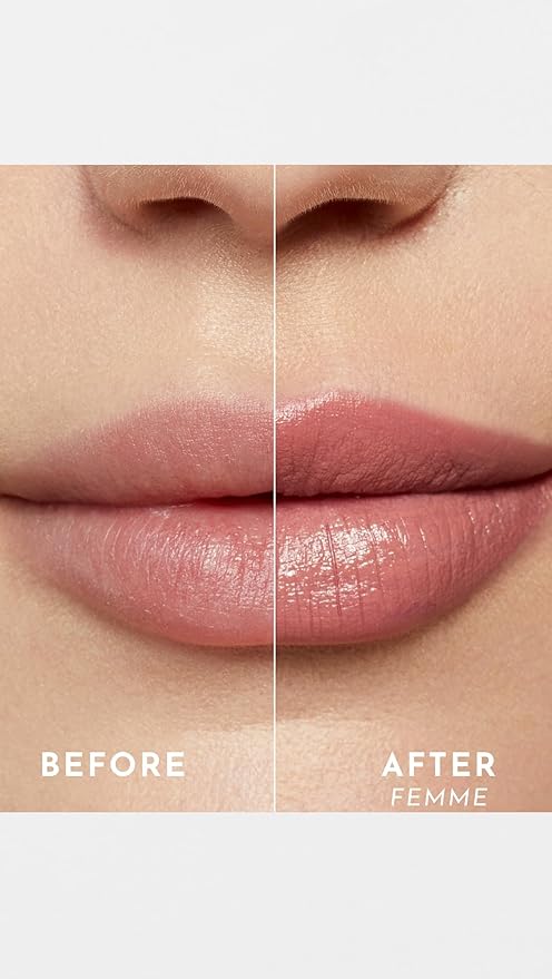 Lawless Women's Forget the Filler Lip-Plumping Line-Smoothing Satin Cream Lipstick, Femme, Pink, 0.1 Ounce