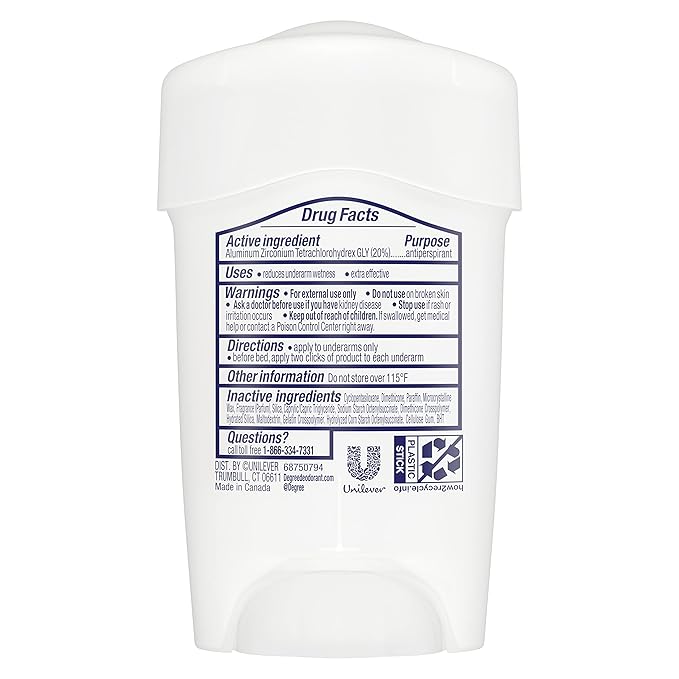 Degree Clinical Strength Antiperspirant Deodorant 96-Hour Sweat and Odor Protection Summer Rose Soft Solid 5x Types of Sweat 1.6 oz