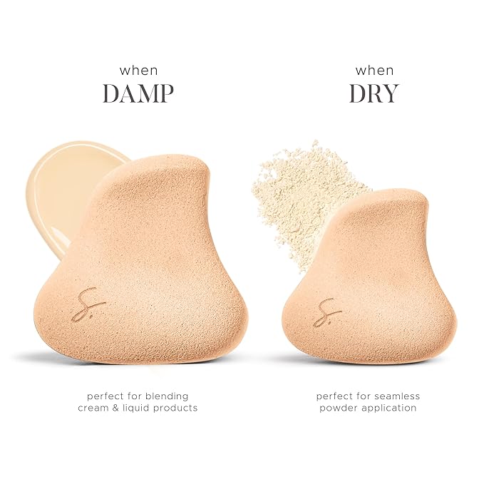 Strokes Beauty Lab Original Beauty Blender Makeup Sponge Applicator for Powder, Cream & Liquid, Beauty Tools Puff, Streak Free Application, Vegan, Cruelty Free Made in USA, Mix Color Set