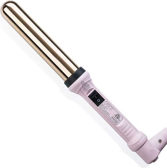 L'ANGE HAIR Ondulé 32 MM Titanium Curling Wand | Professional Hot Tools Curling Iron 1.25 Inch | Salon Hair Styling Wands for Beach Waves | Best Hair Curler Wand for Frizz-Free, Lasting Curls